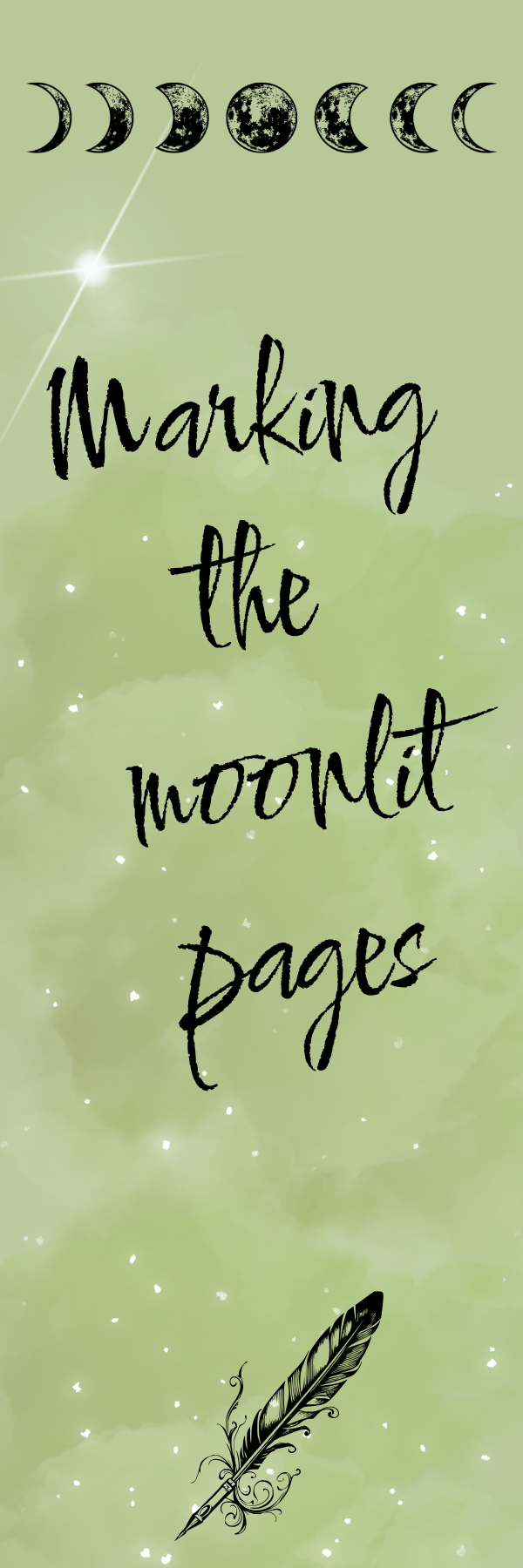 Moonlit Pages Bookmark
