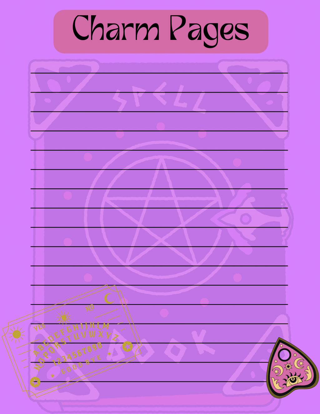 Charm Pages Notepad