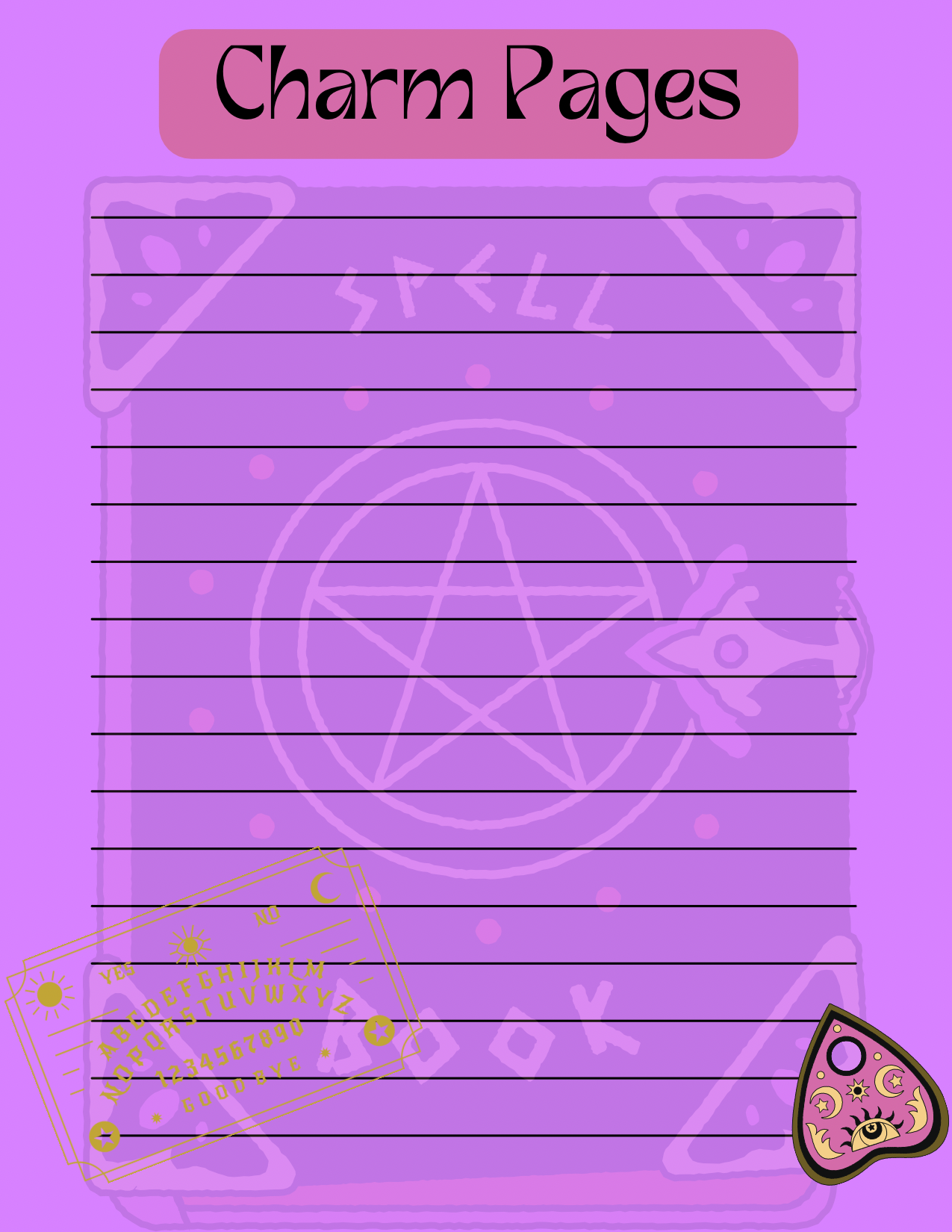 Charm Pages Notepad