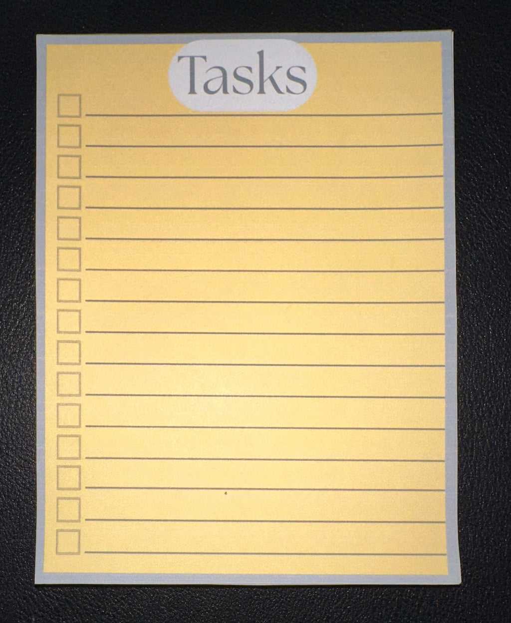 Sobriety & Recovery Affirmation “Tasks” Notepads