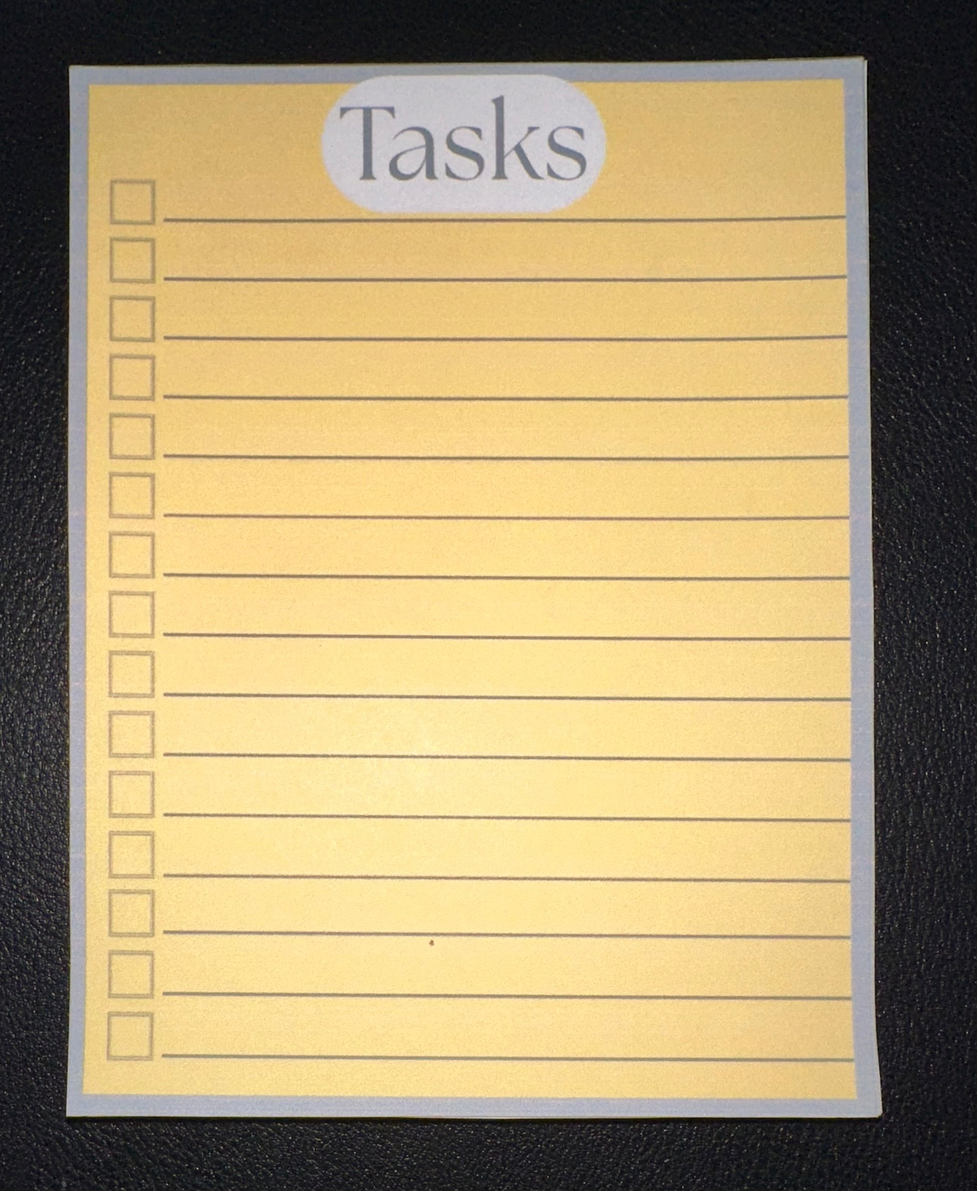 Sobriety & Recovery Affirmation “Tasks” Notepads