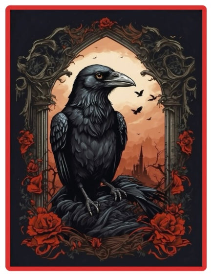 The Watcher of Ravens Vinyl Sticker