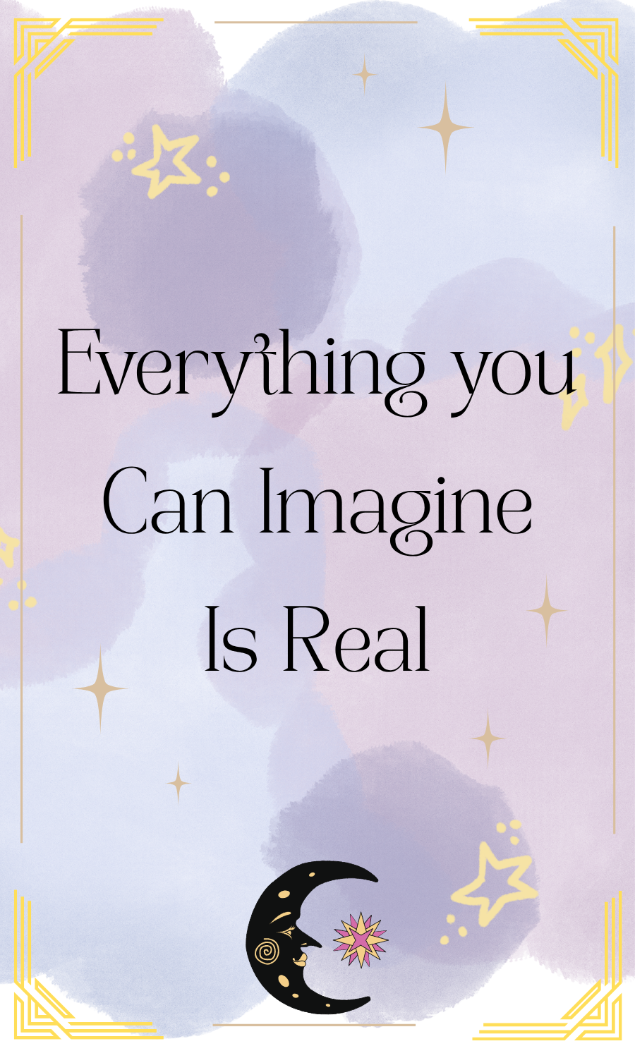 Imagined & Real Wide Bookmark