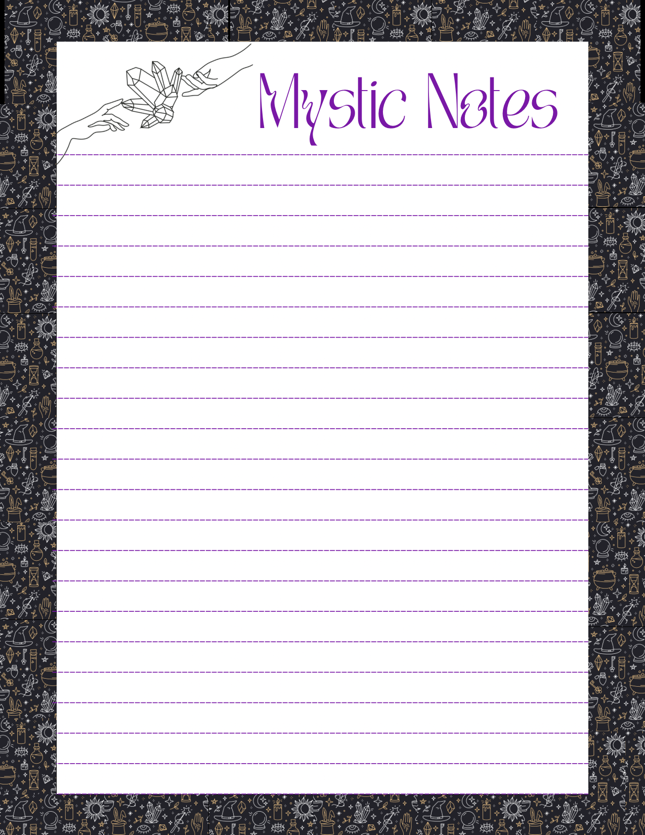 Mystic Notes Notepad