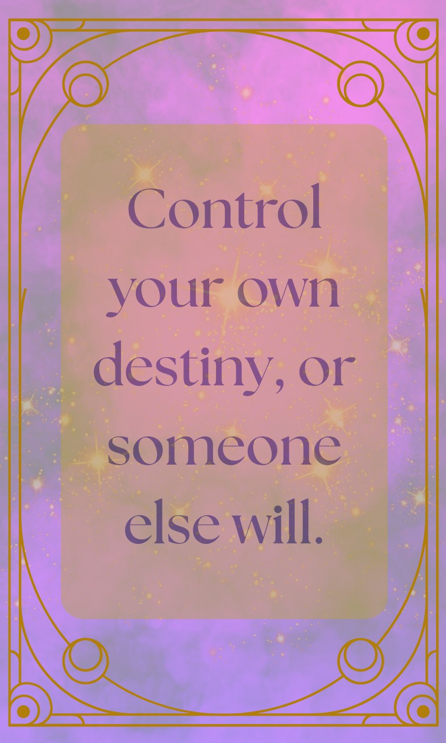 Cosmic Control Wide Bookmark