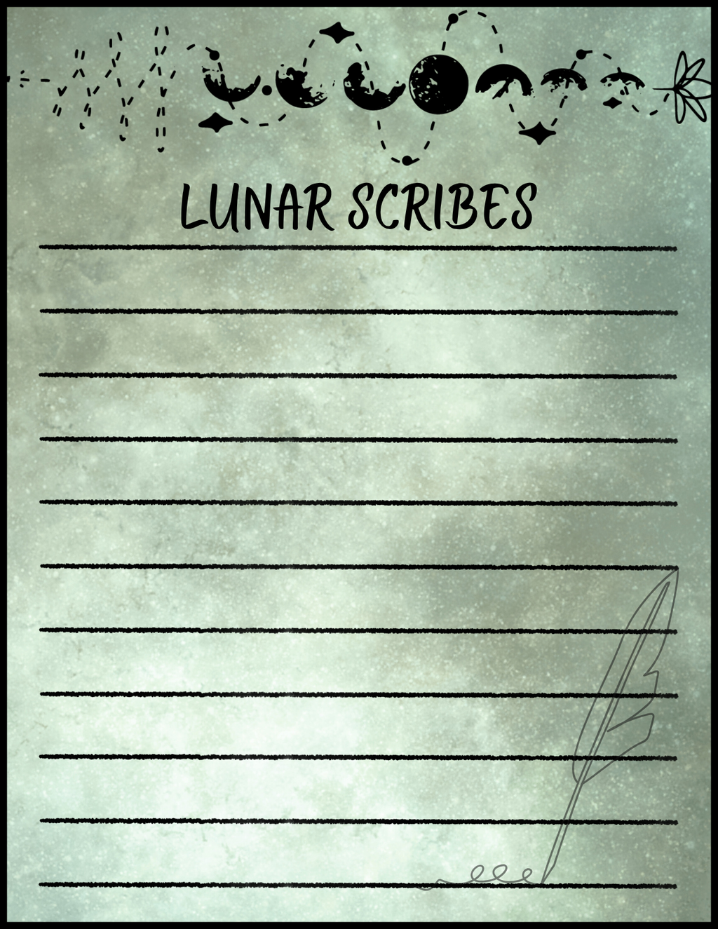 Lunar Scribes Notepad