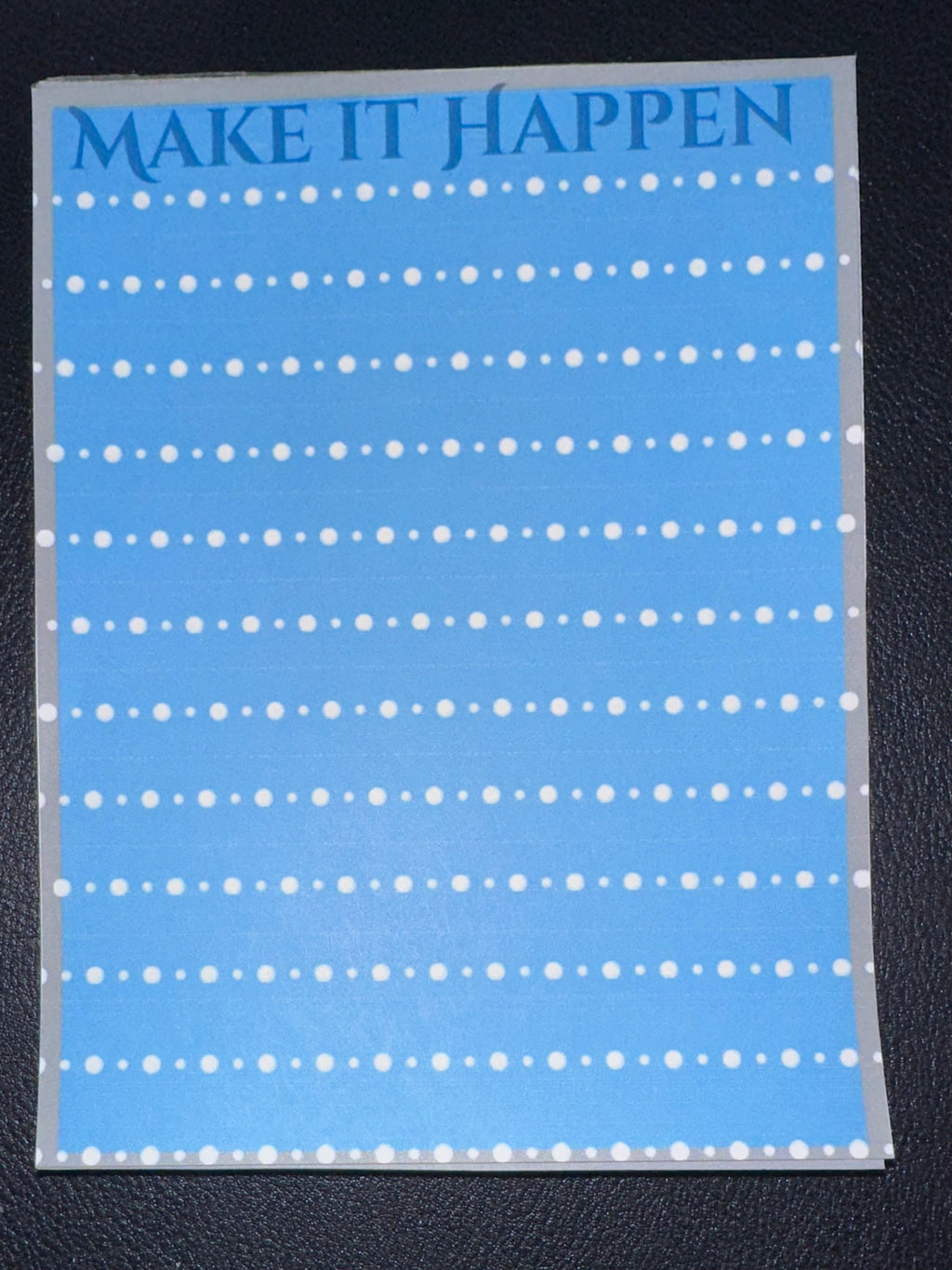 Sobriety & Recovery Notepads “Make It Happen”