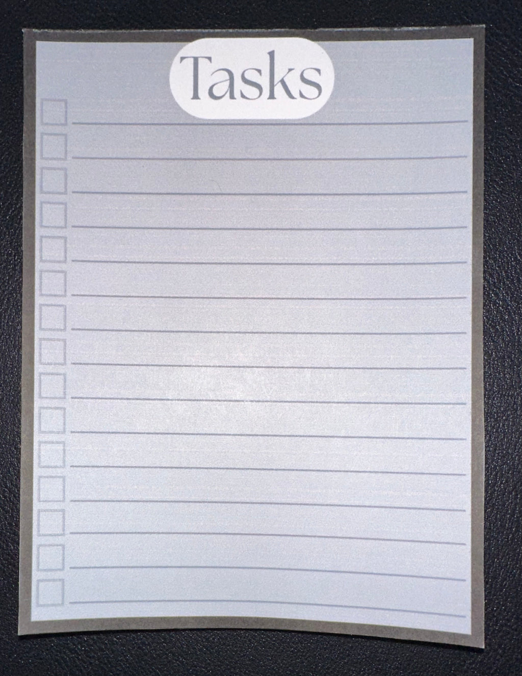 Sobriety & Recovery Affirmation “Tasks” Notepads