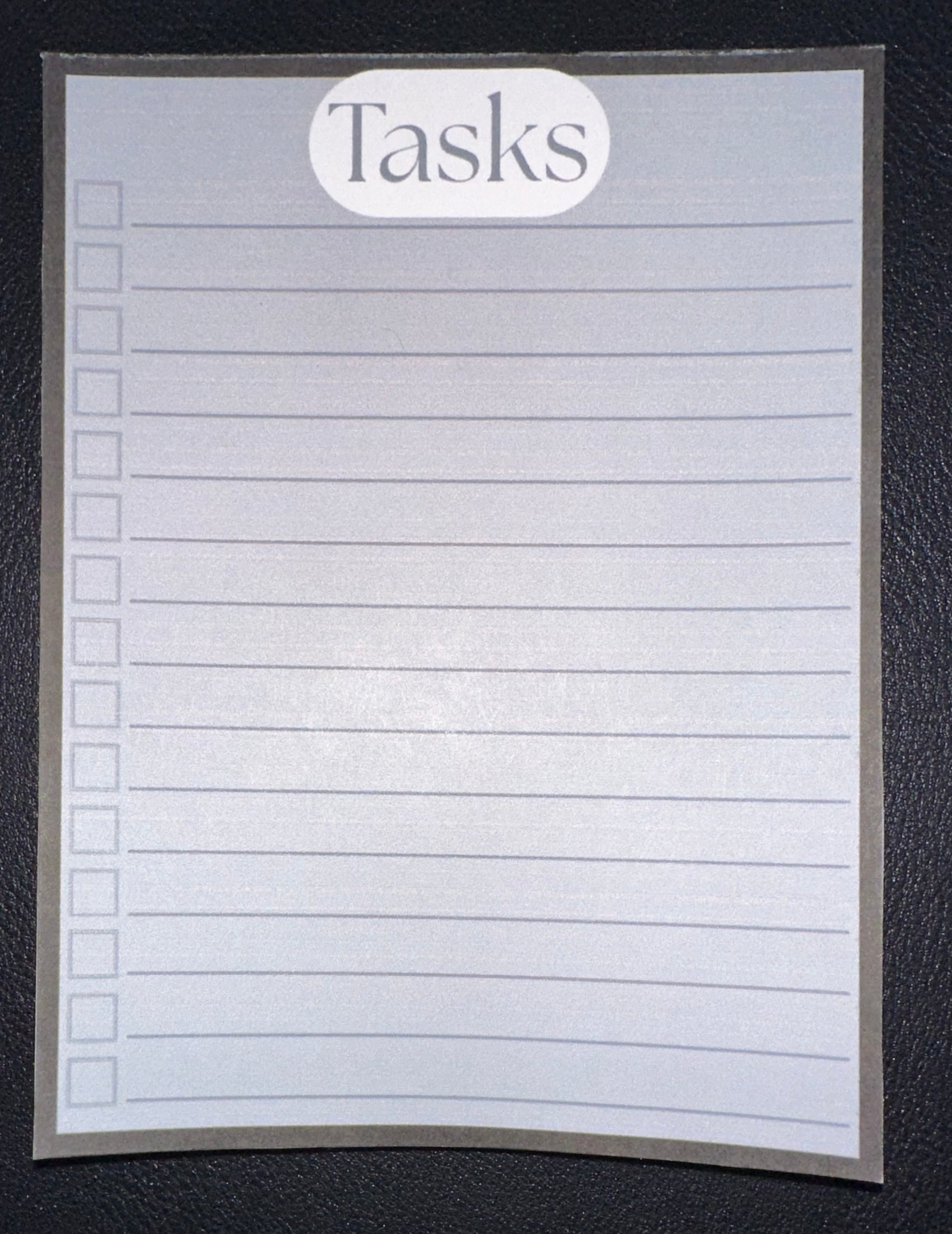 Sobriety & Recovery Affirmation “Tasks” Notepads