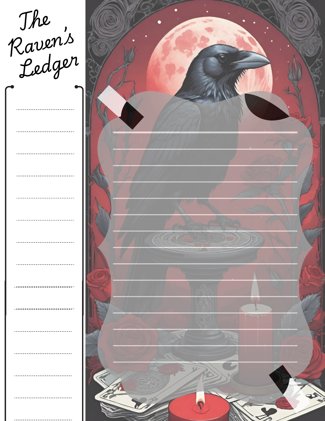 The Raven’s Ledger Notepad