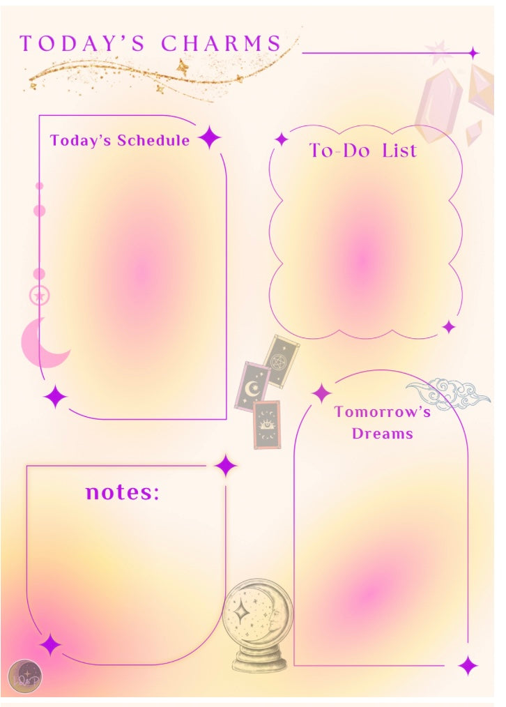 Today’s Charms Daily Planner