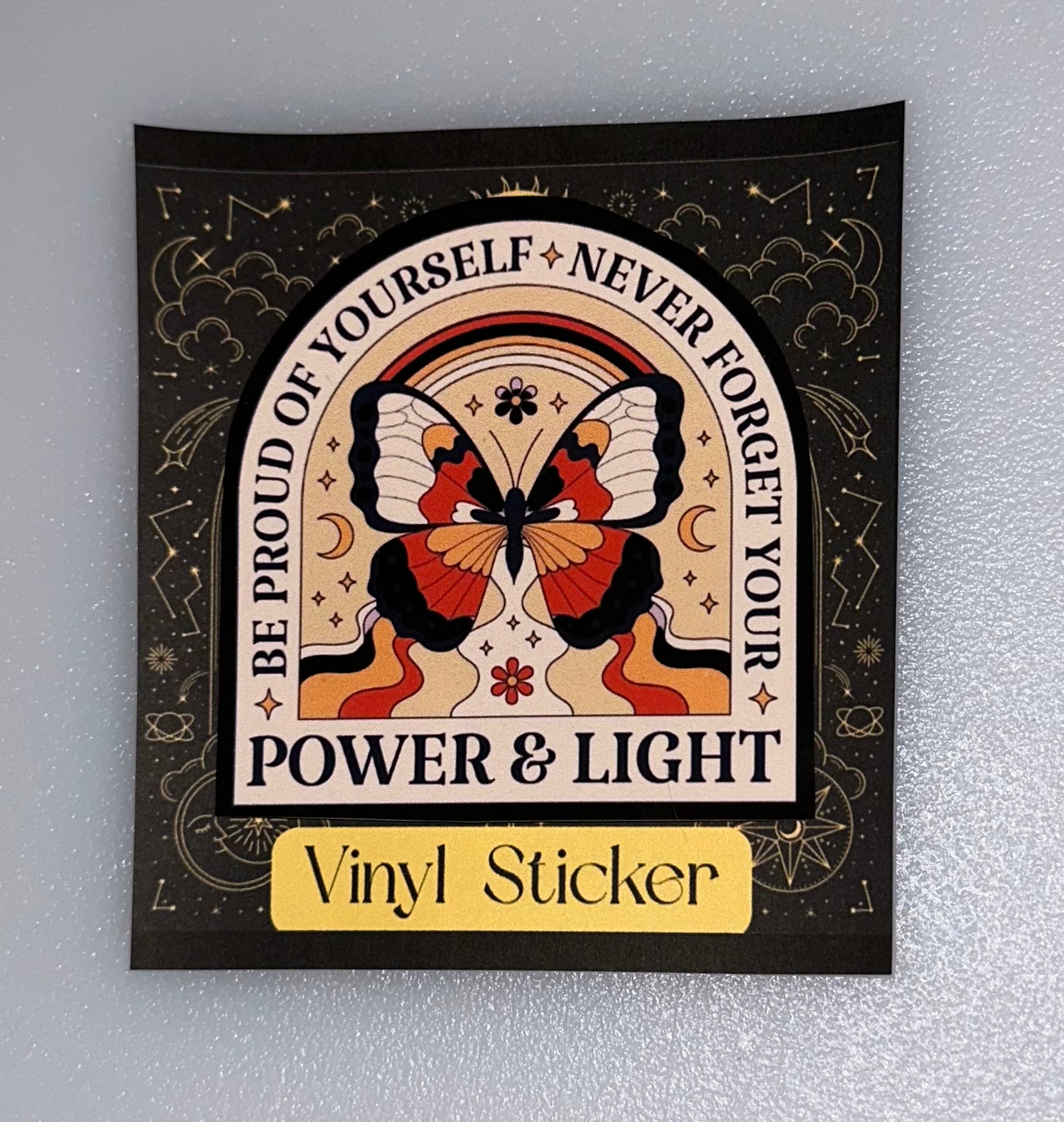 Power & Light Vinyl Sticker