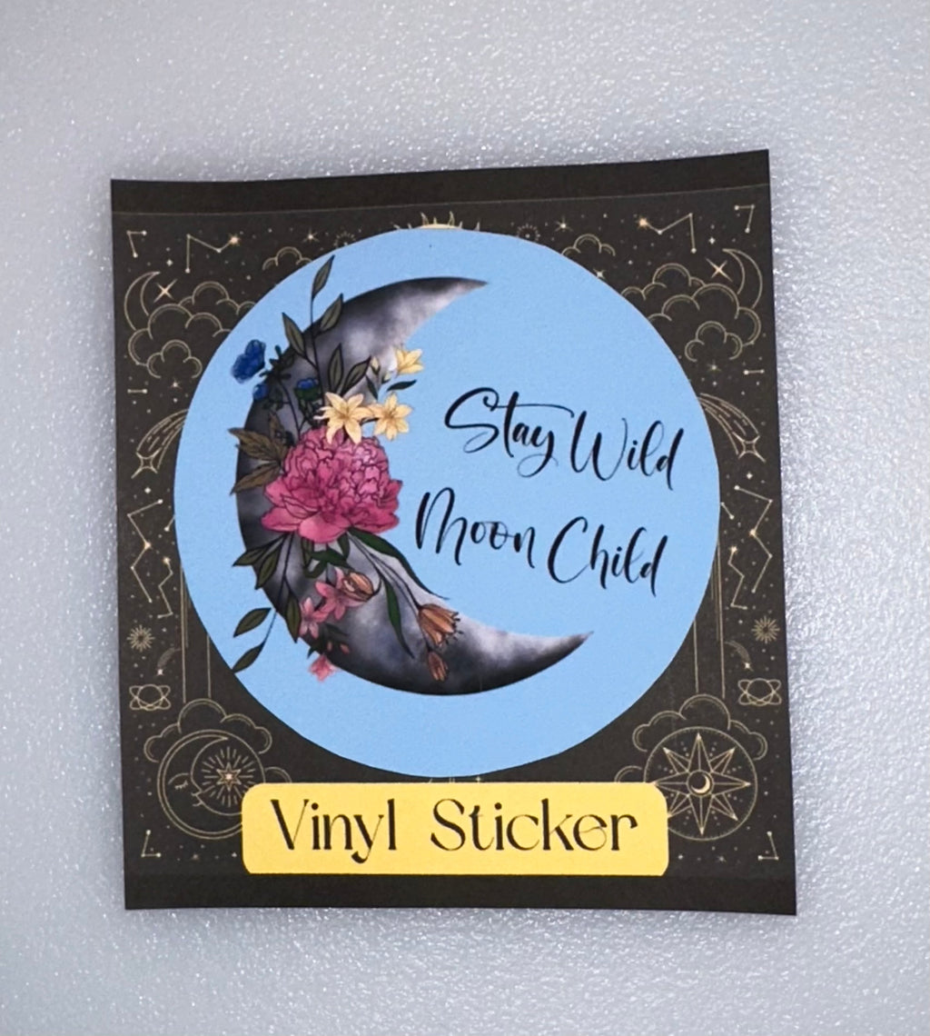 Stay Wild Moon Child Vinyl Sticker