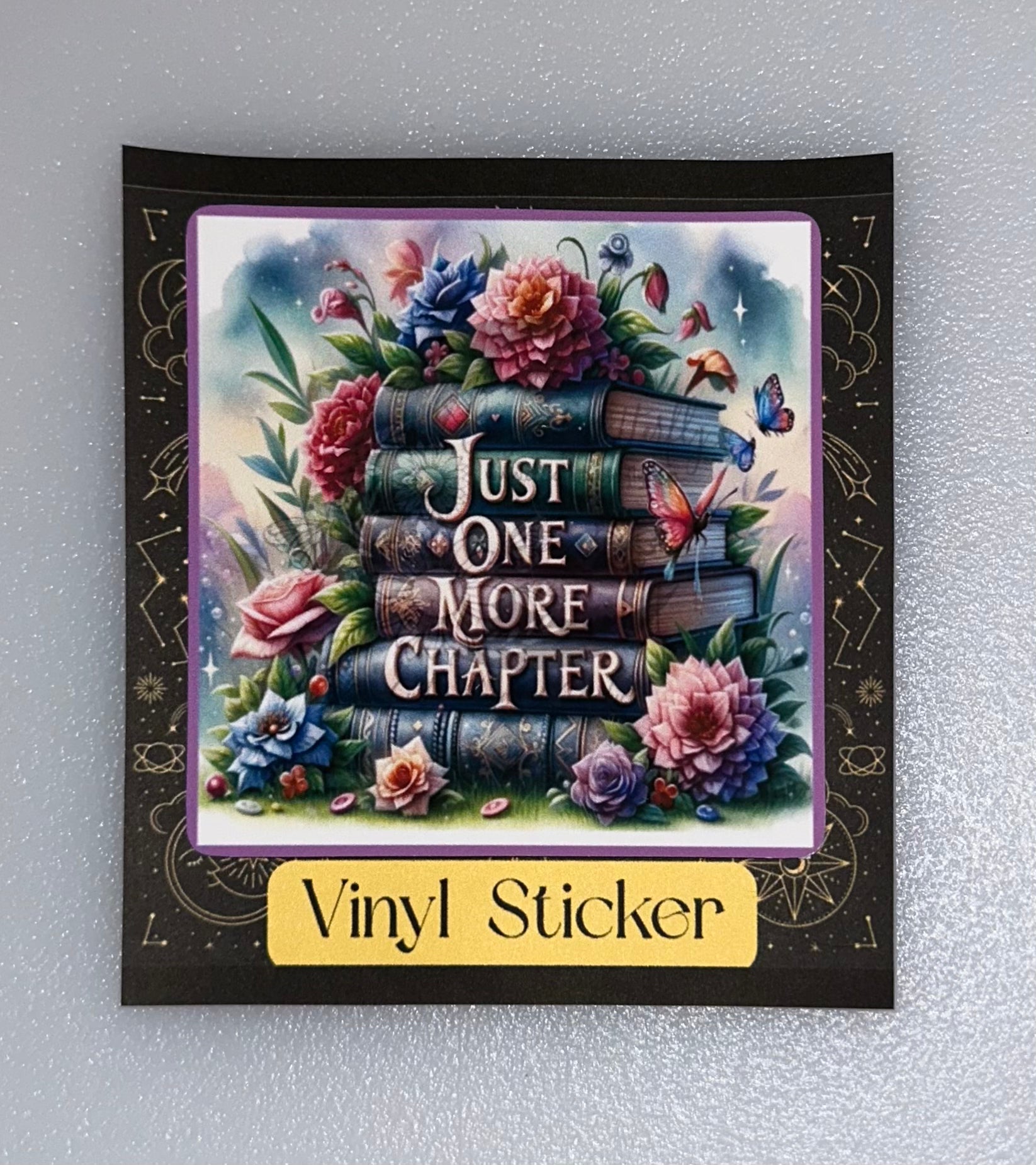 Just One More Chapter Vinyl Sticker