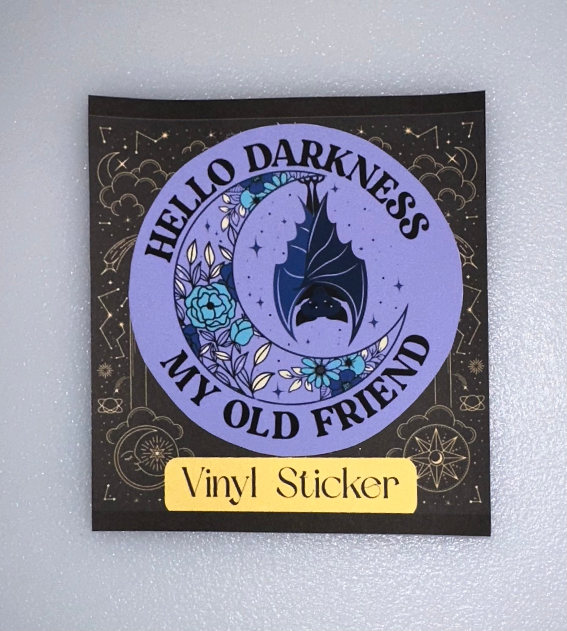 Hello Darkness Vinyl Sticker