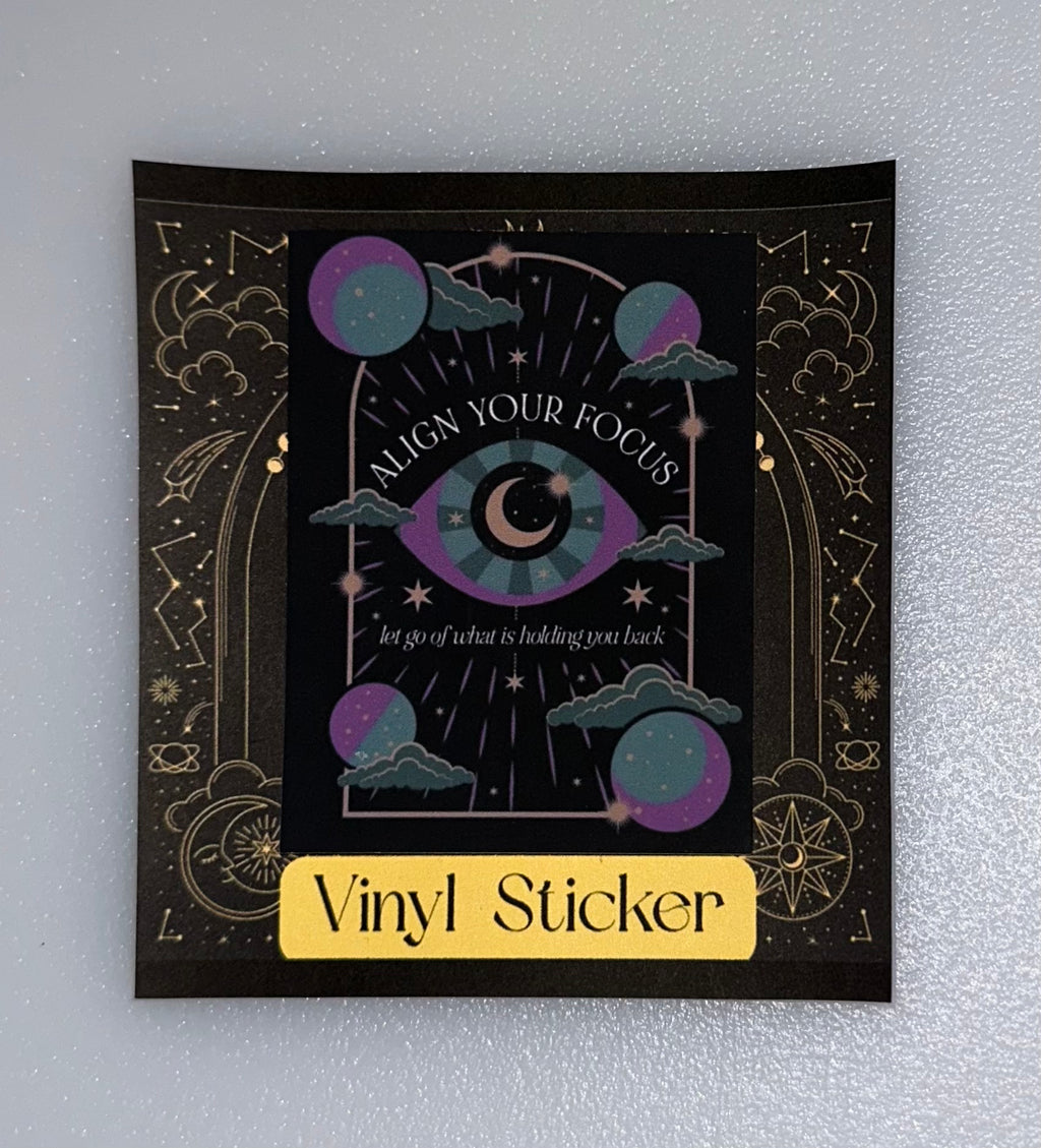 Focus & Flow Vinyl Sticker