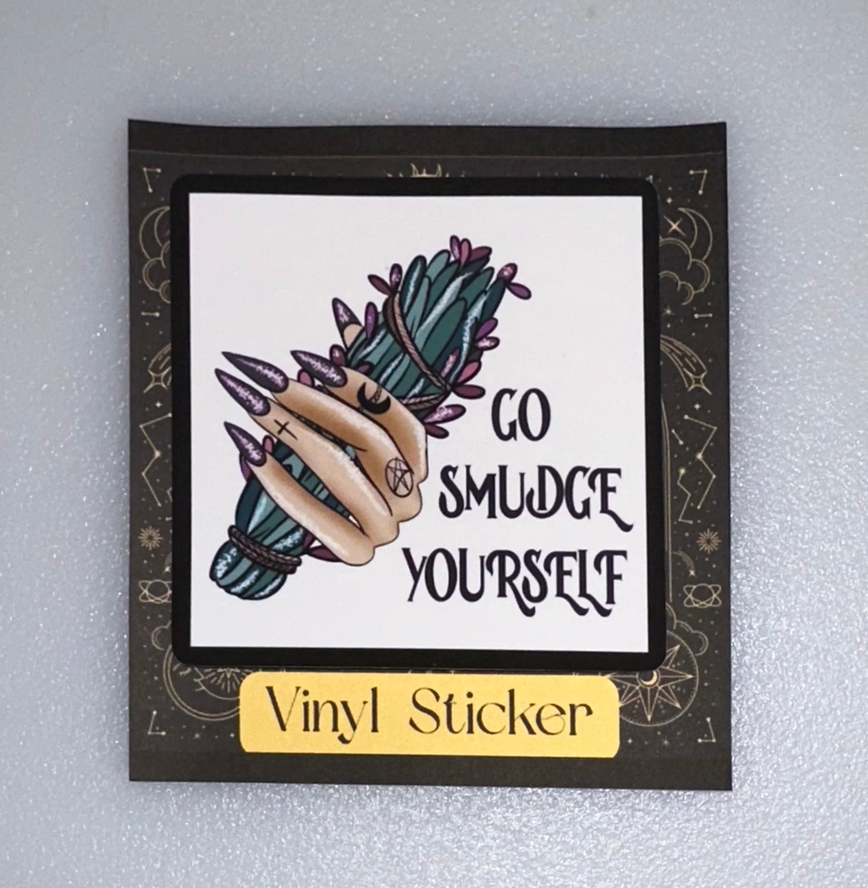 Go Smudge Yourself Vinyl Sticker