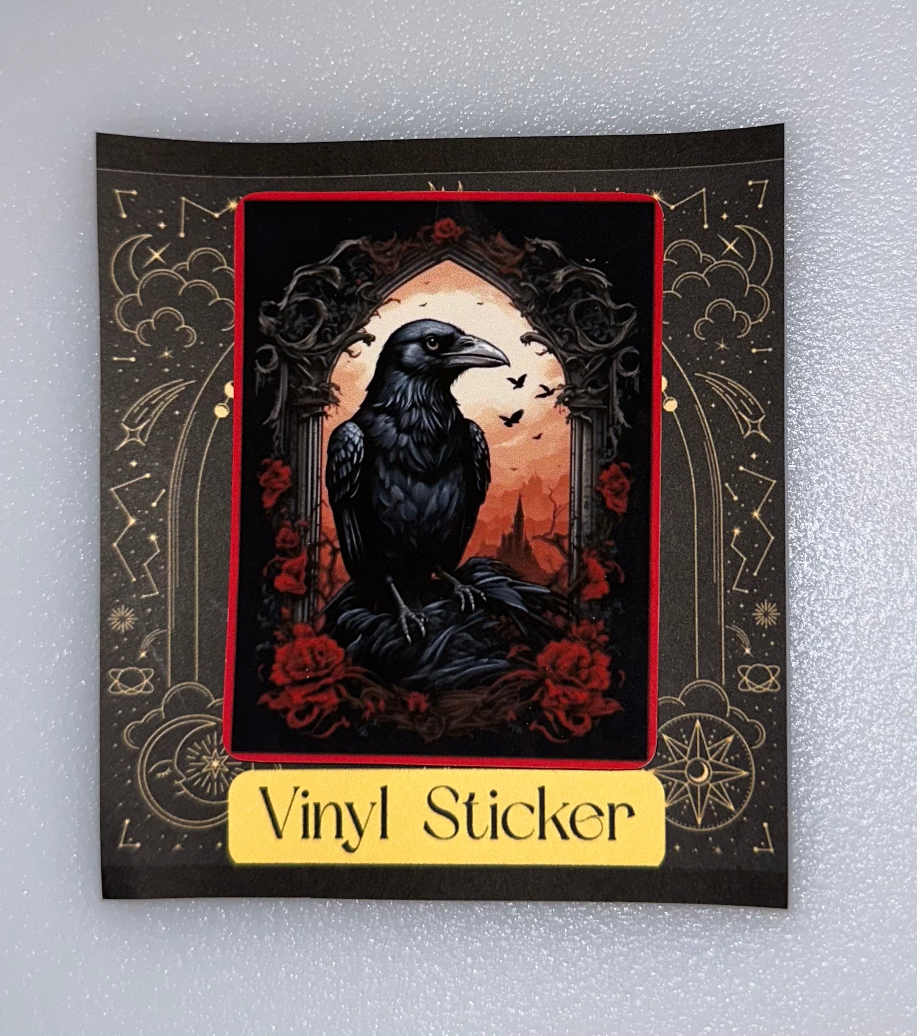 The Watcher of Ravens Vinyl Sticker