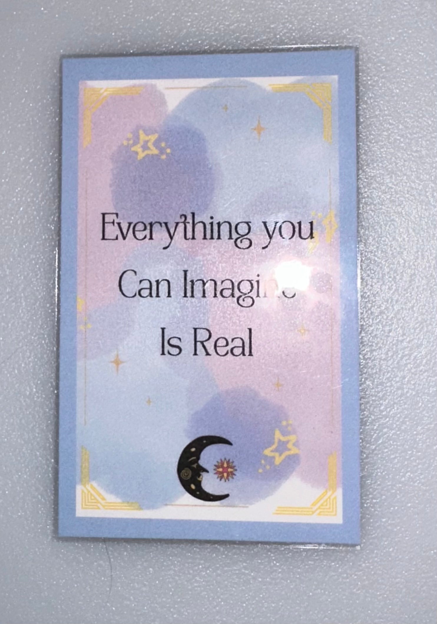 Imagined & Real Wide Bookmark