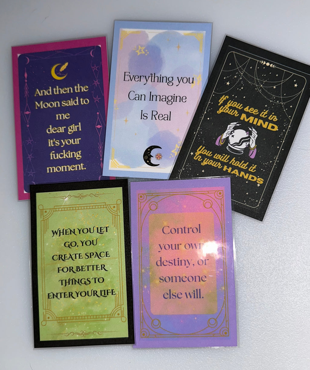 Moonbeam Manifestation Wide Bookmark Set